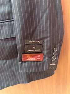 Men's Pinstripe Suit Jacket