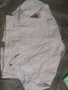 Pale Pink Denim Jacket