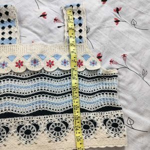 Boho Crochet Crop Top