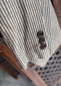Shiney striped blazer