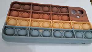 Iphone 11 Mobile Cover (Bubble) Brown Shade