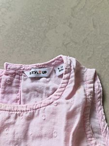 Baby Girl Pink Tiered Dress