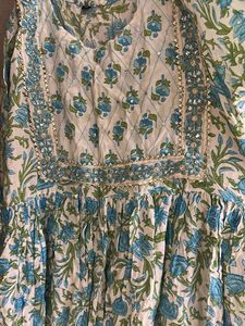 Beautiful Floral Kurta with pant
