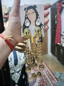 Handmade Kashmiri Jhumka Earrings