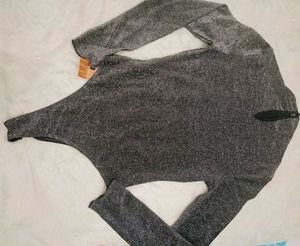 Sparkling Glitter Long Sleeve Bodysuit