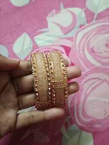 Elegant Gold-Tone Bangle Set