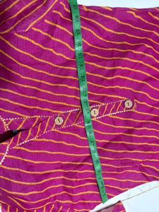 Beautiful Pink Striped Kurta Set