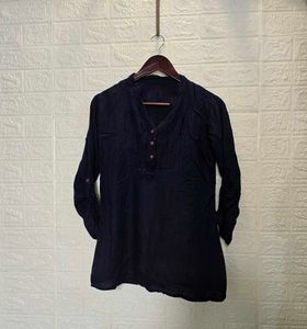 Elegant Navy Blue Kurta