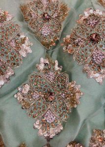 Elegant Peach Layered Lehenga Choli with Dupatta