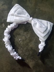 Korean White Princess Cute Bow Chair Band