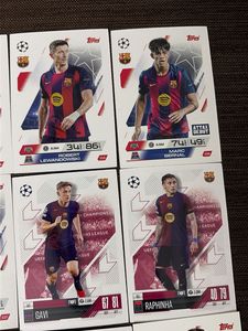 FC Barcelona Topps Match Attax Cards Set