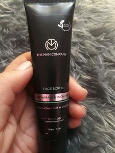The Man Company Charcoal Tan Removal Face Scrub fo