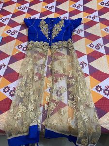 Anarkali gown with chunni