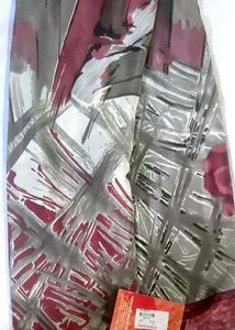Abstract Print Saree