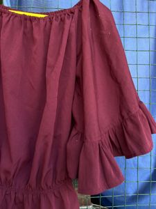 Off-Shoulder Ruffled Top