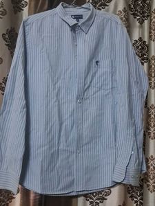 Red Tape Striped Men's Shirt