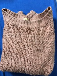 Peach pink sweater
