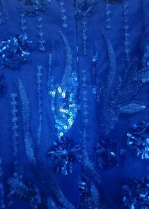 Stunning Blue Sequin Dress