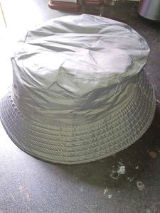 Unisex reversible Grey and black Bucket Hat