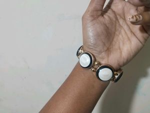 Bead and stone bracelet clearance sale