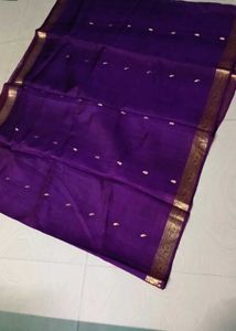 Purple Colour Pure Kanch Pattu Saree