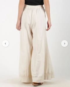 Off White Palazzo Pants