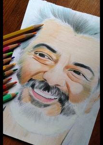 South Actor😍🤗🥰 colour Art Work