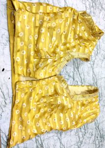 Yellow Readymade Blouse