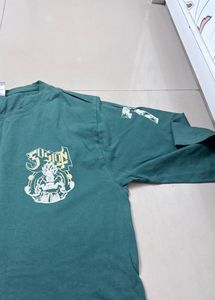 Green Graphic oversized T-Shirt