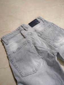 Men's Grey Slim Fit Jeans