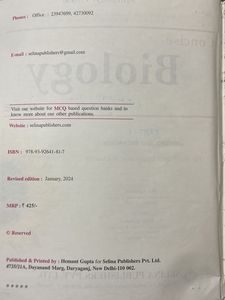 Concise Biology ICSE Class 9 Book