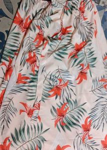 Stunning Tropical Print Maxi Dress