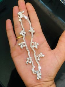 Pure Silver Kids Payal (wt:-28.100g)