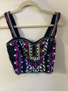 *RARE FIND* Embroidered Crop Top