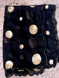 Z Black Moti Embroidered Duppata