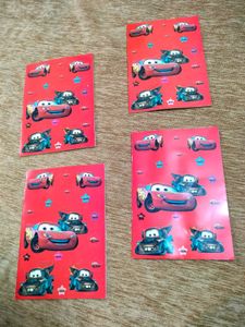Cars diary books- Lightning McQueen & Mater