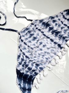 Tie-Dye Halter Neck tie up top