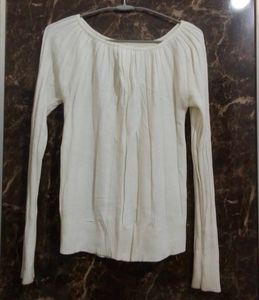 White Winter Top