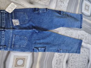 Blue Denim Cargo Jeans