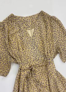 Floral Midi Wrap Dress