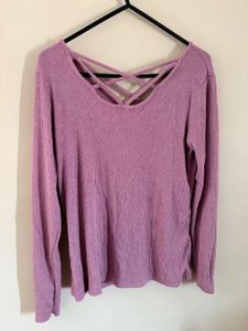 Fitted Full Sleeve Cross neck top