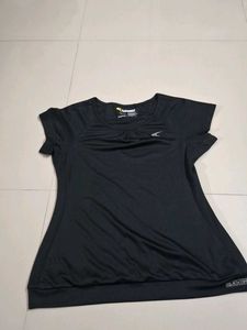 Quick Dry Black Athletic T-Shirt