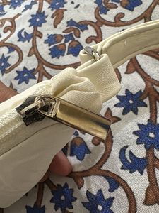 Cream Padded Shoulder Bag