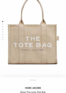 designer used Marc Jacobs The Tote Bag