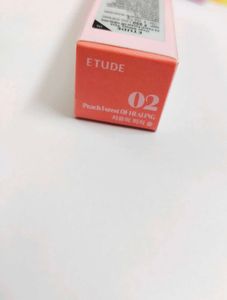 Etude over glowy tint  lipstick