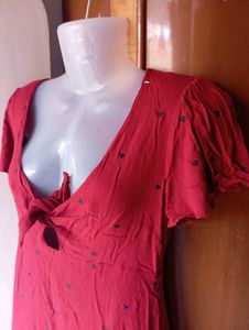Cute Red Mini Dress