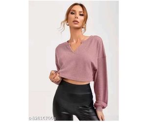Mauve Cropped Top LR-15