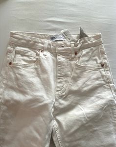 ZARA White Jeans