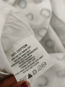 Off White Printed Dress (Girl's)
