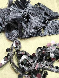Decorative Tassel and Coin Border Trim